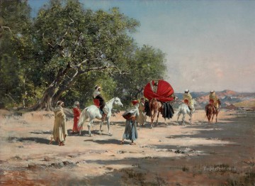  CARAVANA Arte - La Caravana Victor Huguet Orientalista